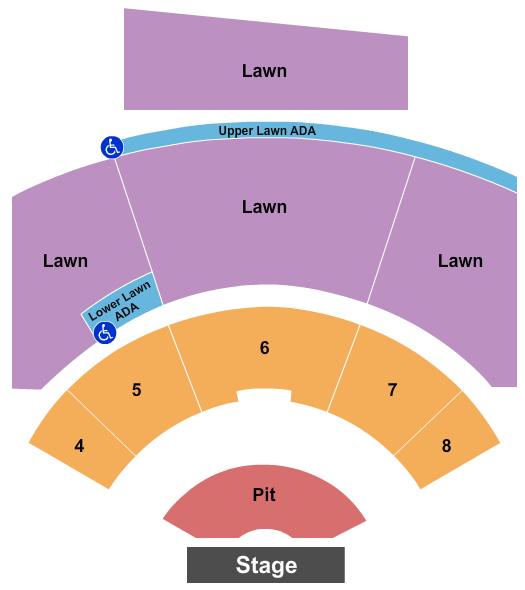 Walmart Arkansas Music Pavilion 5 Seconds of Summer Seating Chart